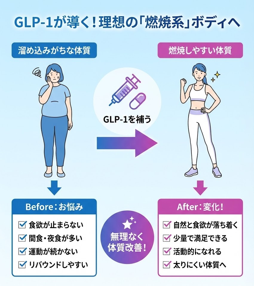 GLP-1ダイエットのメカニズム